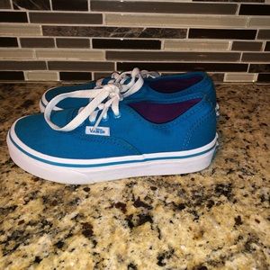 Kids Vans size 12